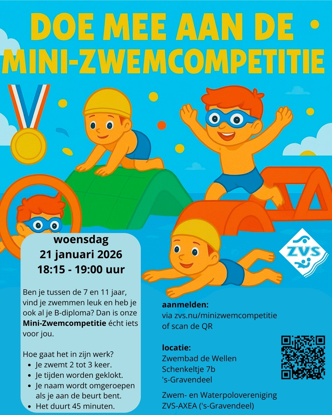 Verslag Mini-Zwemcompetitie 21 januari 2026