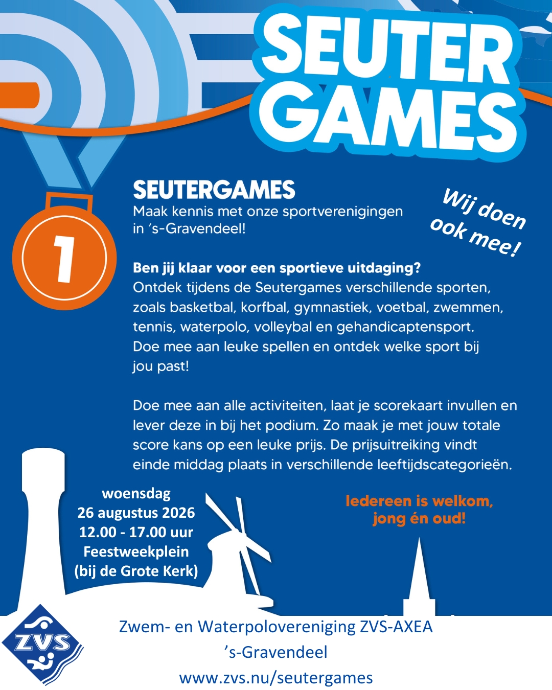 Seutergames 26 augustus 2026