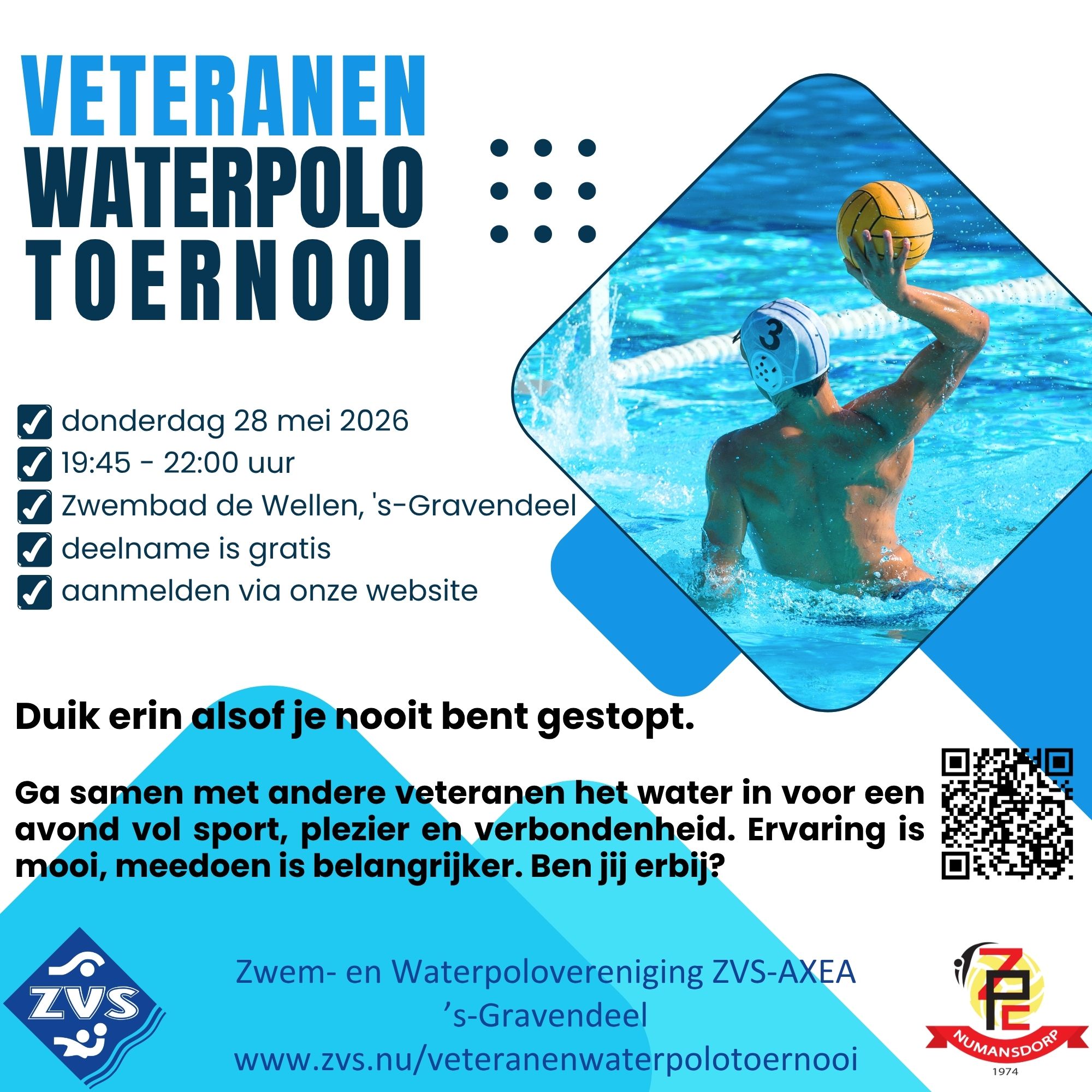 Veteranenwaterpolotoernooi 28 mei 2026